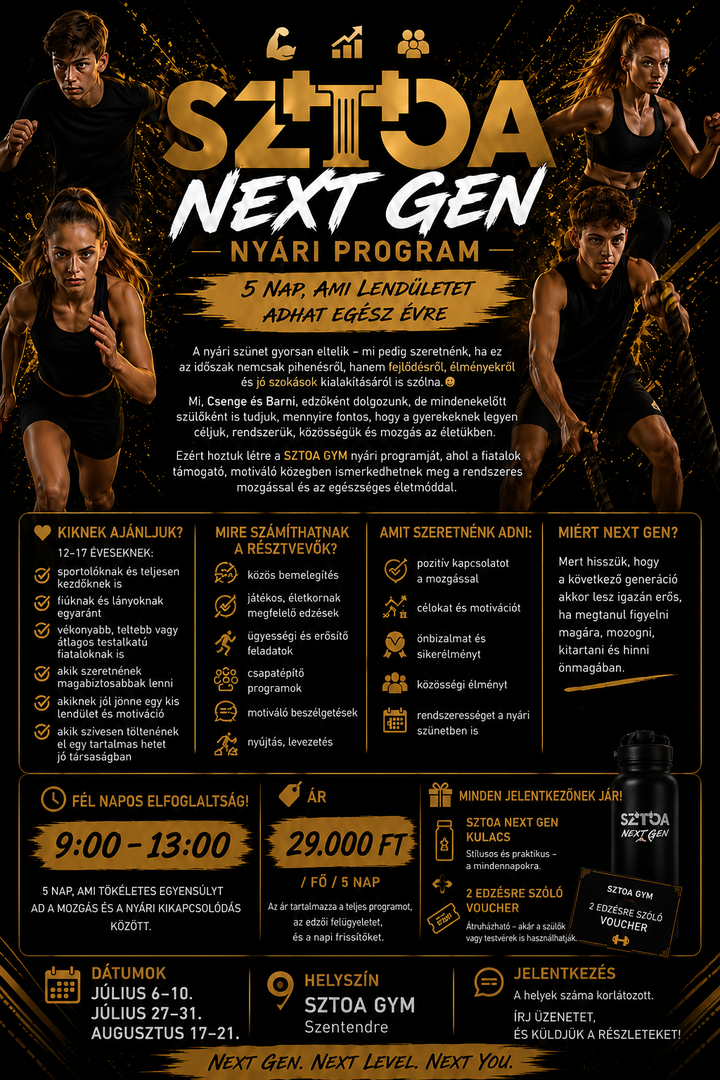 Nyári tábor - SZTOA Gym Szentendre